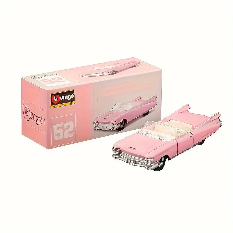 Pink Cadillac Eldorado Biarritz Model - Collectible Alloy Car Y2K Fashion