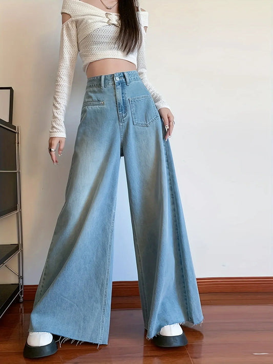 Wide-Leg Pants Y2K Fashion