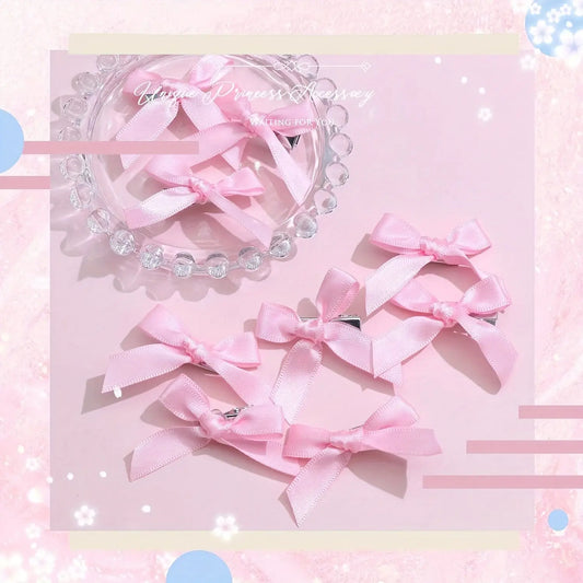 Mini Bow Tie Hair Clips-18 Pcs Y2K Fashion