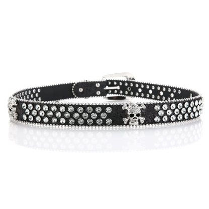 Skull Rivet Y2K Fashion Belt Y2K Fashion