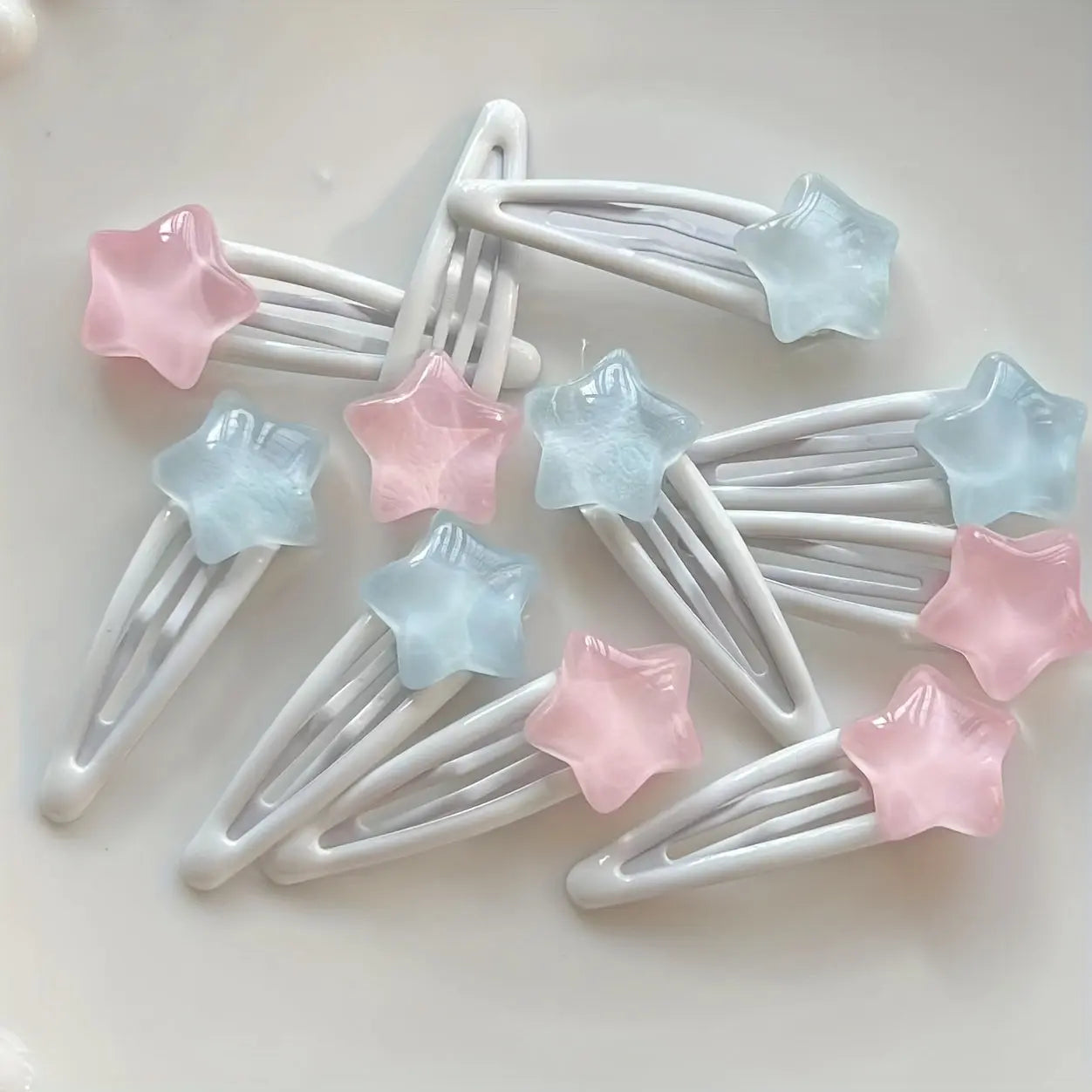 Sweet Pentagram Hair Clip-10 Pcs Y2K Fashion