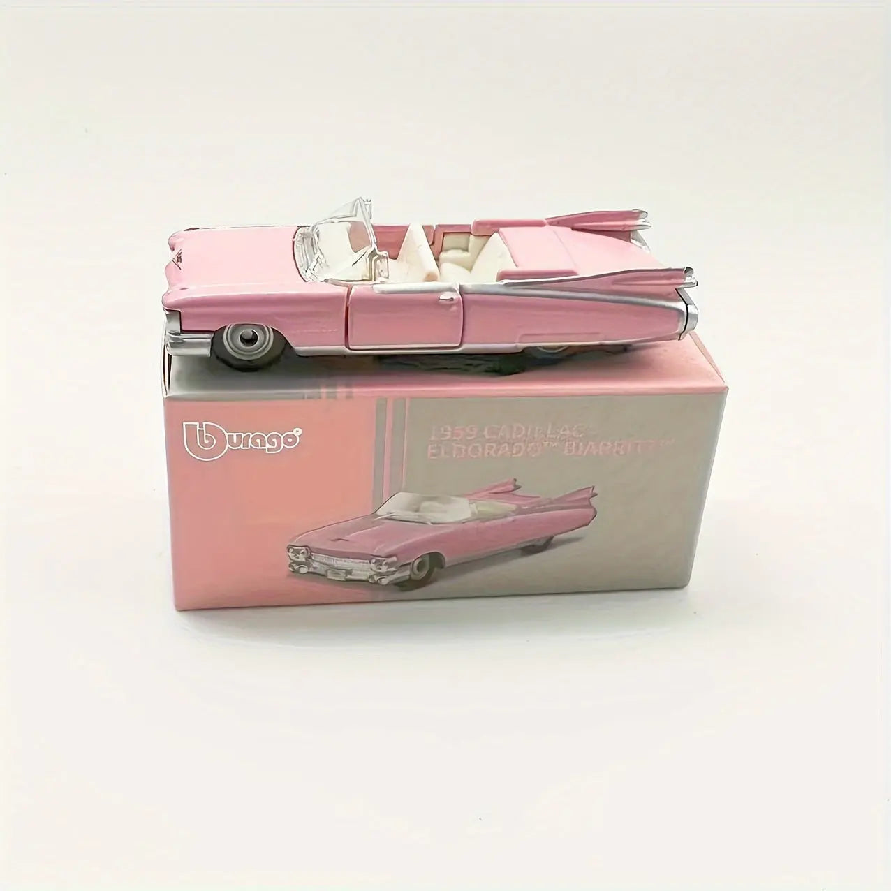 Pink Cadillac Eldorado Biarritz Model - Collectible Alloy Car Y2K Fashion