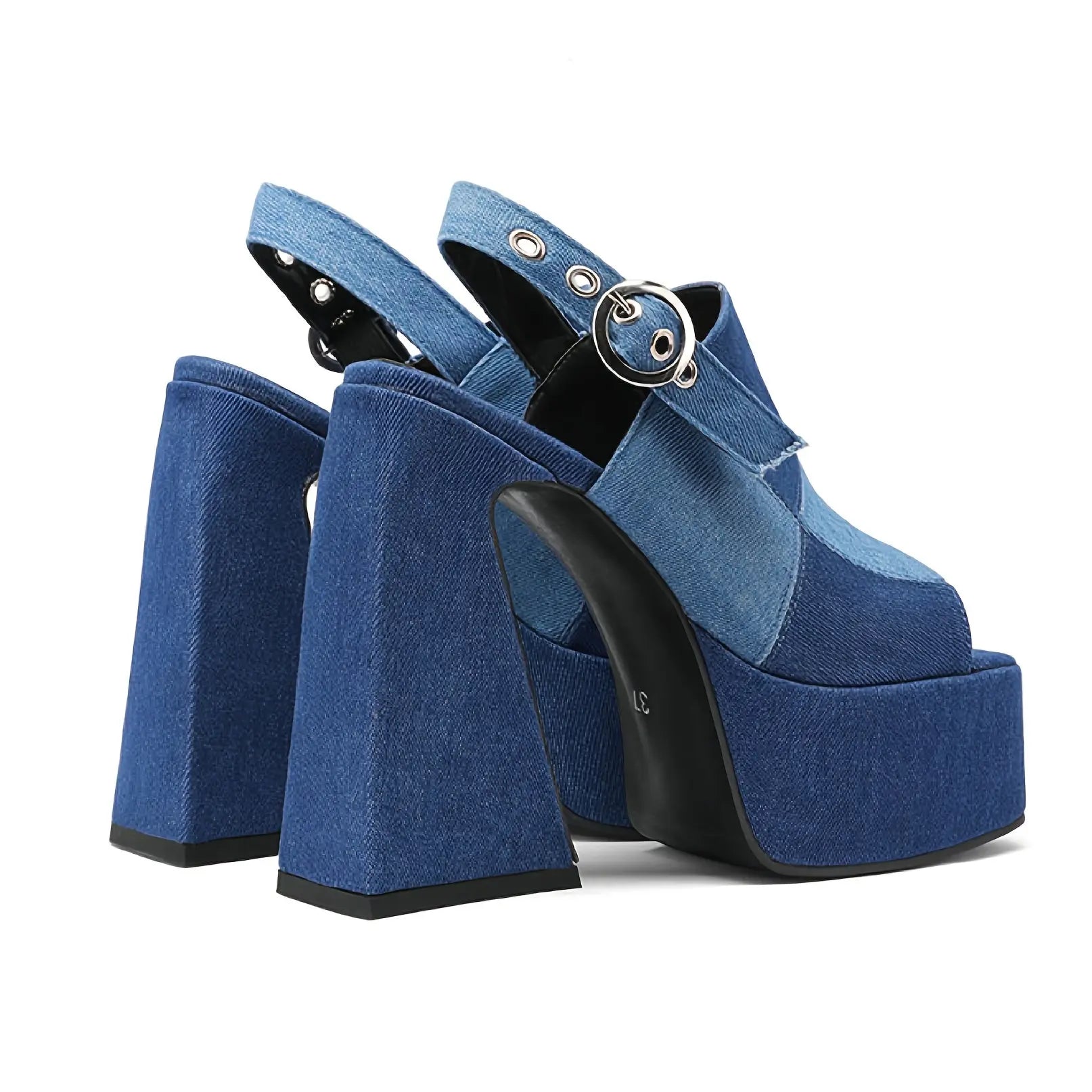 Denim Dreamy Pumps Y2K Fashion