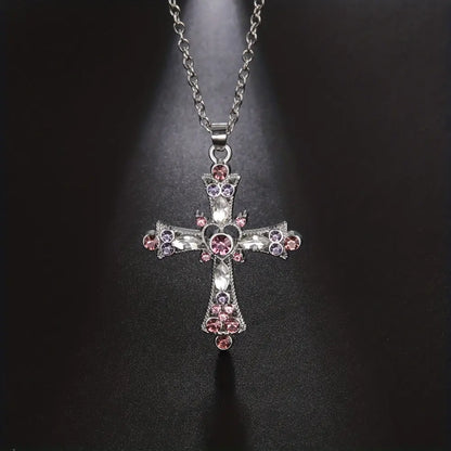 Pink Cross Y2K Chains Y2K Fashion