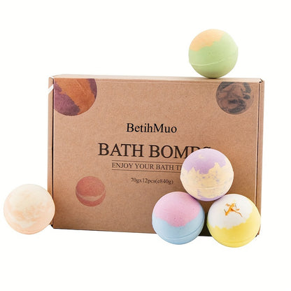 12 Pack Aromatherapy Bath Bombs